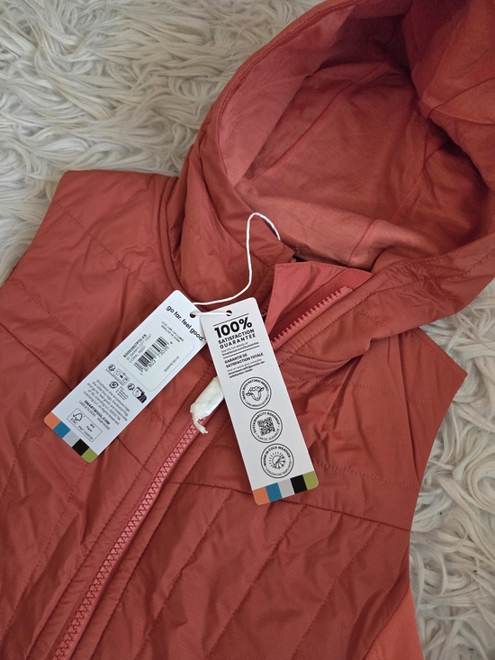 Smartwool Jackets & Blazers - SmartWool Smartloft Vest Womens XS Coral Reef Merino Wool Zip Lightweight Hooded